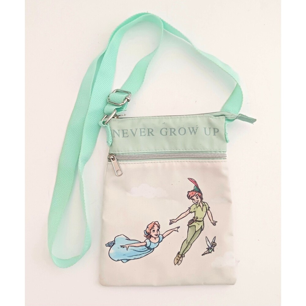 Loungefly X Disney Never Grow Up Peter Pan Crossbody Pouch Passport Bag